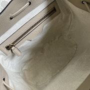 Bagsaaa Gucci Small backpack with GG 674147 beige - 26.5x30x13cm - 3