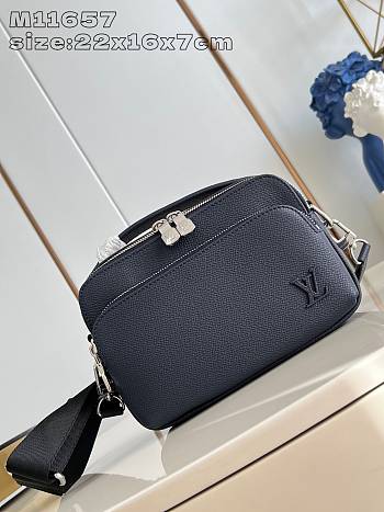 Bagsaaa Louis Vuitton M11657 Avenue Messenger Bag Black - 22.5 x 15.5 x 7.5 cm