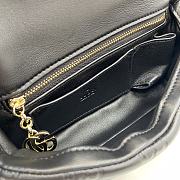 Bagsaaa Gucci GG Milano Mini Top Handle Bag 806017 Black GG - 21 x 12.5 x 4.5cm - 2