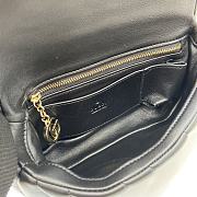 Bagsaaa Gucci GG Milano Mini Top Handle Bag 806017 Black - 21 x 12.5 x 4.5cm - 4