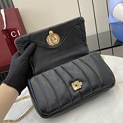 Bagsaaa Gucci GG Milano Mini Top Handle Bag 806017 Black - 21 x 12.5 x 4.5cm - 2