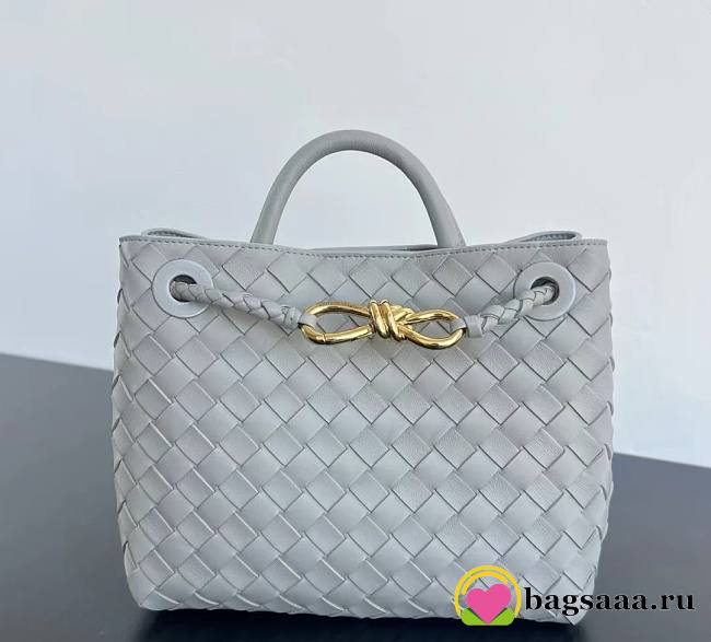 Bagsaaa Bottega Veneta Small Andiamo 766014 Gray - 20x25x10 cm - 1