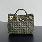 Bagsaaa Bottega Veneta Small Andiamo 766014 Kaki - 20x25x10 cm - 1