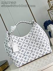 Bagsaaa Louis Vuitton M11735 Carmel White/Blue - 35 x 40 x 17 cm - 1