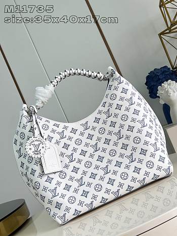 Bagsaaa Louis Vuitton M11735 Carmel White/Blue - 35 x 40 x 17 cm