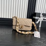 Bagsaaa Chanel Small Flap Bag AS5174 Beige - 14 × 21 × 7 cm - 1