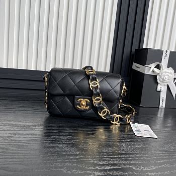 Bagsaaa Chanel Small Flap Bag AS5174 Black - 14 × 21 × 7 cm