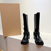 Bagsaaa Miumiu Leather boots black - 3