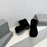 Bagsaaa Balenciaga Alaska Fur Bootie in black - 1