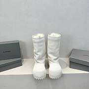 Bagsaaa Balenciaga Alaska Fur High Boot in white - 1