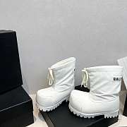 Bagsaaa Balenciaga Alaska Low Boot in white nylon - 1