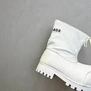 Bagsaaa Balenciaga Alaska Low Boot in white nylon - 3