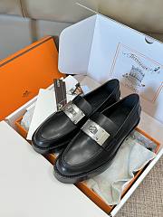 Bagsaaa Hermes Hot Loafer Black - 1