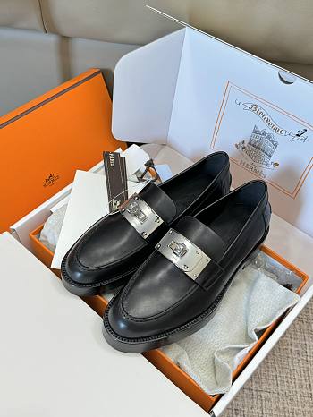 Bagsaaa Hermes Hot Loafer Black