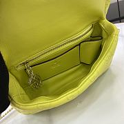 Bagsaaa Gucci GG Milano Mini Top Handle Bag 806017 Bright Green GG - 21 x 12.5 x 4.5cm - 2