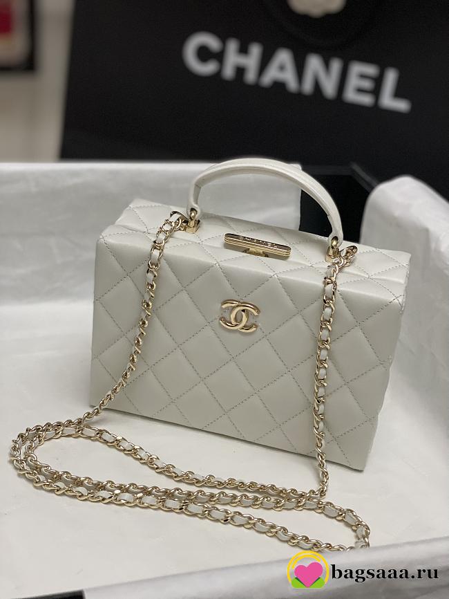 Bagsaaa Chanel Small Box Bag AS5167 White - 12.5 × 18 × 6.5 cm - 1