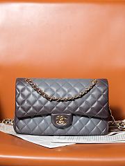 Bagsaaa Chanel Flap Bag Classic 11.12 Gradient Lambskin Gray A01112 - 15.5 × 25.5 × 6.5 cm - 1