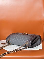 Bagsaaa Chanel Flap Bag Classic 11.12 Gradient Lambskin Gray A01112 - 15.5 × 25.5 × 6.5 cm - 4