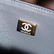 Bagsaaa Chanel Flap Bag Classic 11.12 Gradient Lambskin Gray A01112 - 15.5 × 25.5 × 6.5 cm - 3