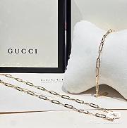 Bagsaaa Gucci Paper Clip Necklace - 1