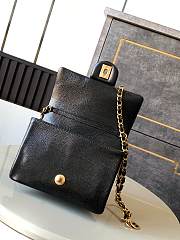 Bagsaaa Chanel AS5218 Mini Flap Bag Grained Black - 13 × 17.5 × 6 cm - 4