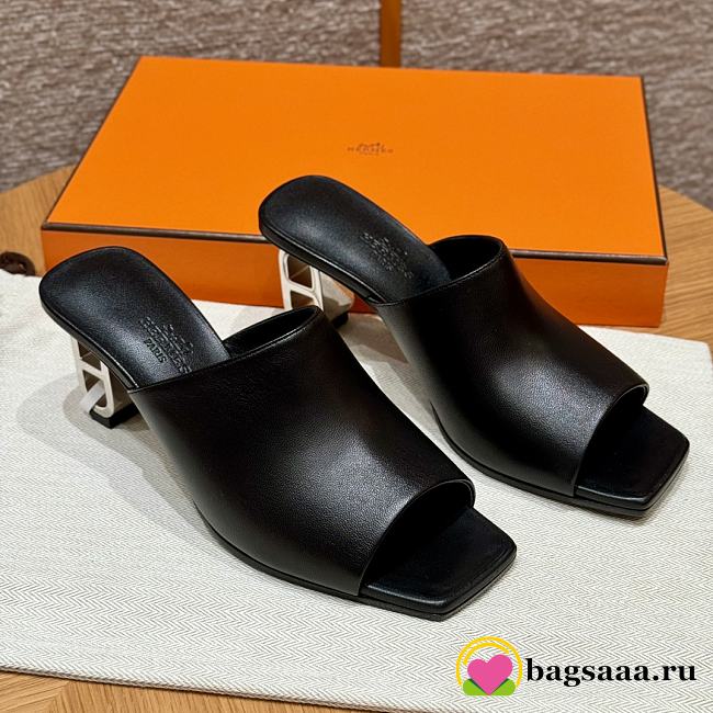 Bagsaaa Hermes Iconique 60 sandal black - 1