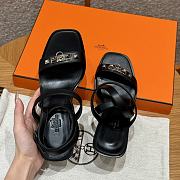 Bagsaaa Hermes Ivresse 65 sandal black - 4