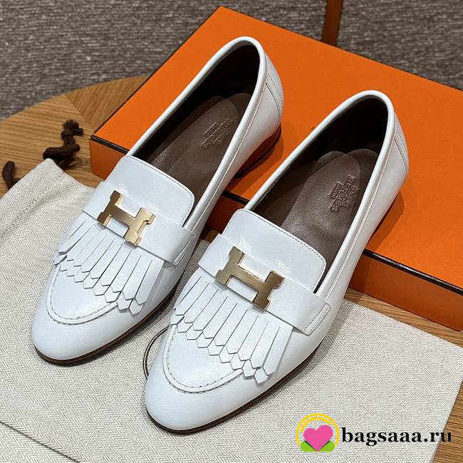 Bagsaaa Hermes Royal loafer white - 1