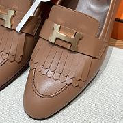 Bagsaaa Hermes Royal loafer brown & gold - 3