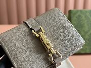 Bagsaaa Gucci Jackie 1961 card case wallet 645536 taupe - 4