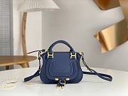 Bagsaaa Chloe Marcie mini double carry bag blue - 21*16*8cm - 1