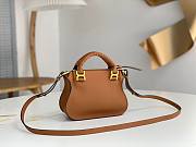 Bagsaaa Chloe Marcie mini double carry bag brown - 21*16*8cm - 2