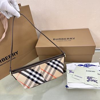 Bagsaaa Burberry Check Mini Bag Sand - 20 x 10 x 9cm