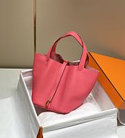 Bagsaaa Hermes Picotin Lock 22 Pink Togo & Gold - 1