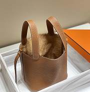 Bagsaaa Hermes Picotin Lock 22 Brown Togo & Gold - 3