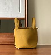 Bagsaaa Hermes Picotin Lock 22 Yellow Togo & Silver - 2