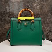 Bagsaaa Gucci Diana small tote bag green - 27x24x11cm - 1