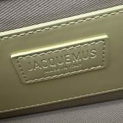 Bagsaaa Jacquemus The Bambino Small flap bag light yellow - 18x9cm - 3