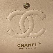 Bagsaaa Chanel Flap Bag Beige Caviar & Gold Hardware - 23cm - 3