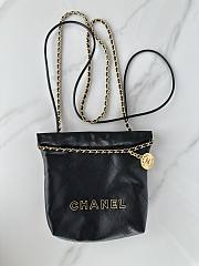 Bagsaaa Chanel 22 Mini Handbag Black AS3980 - 20×19×6 Cm - 1