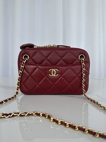 Bagsaaa Chanel Mini Camera Case AS5190 Red - 12 x 18 x 7cm