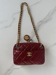 Bagsaaa Chanel Mini Camera Case AS5190 Red - 12 x 18 x 7cm - 4