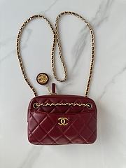 Bagsaaa Chanel Mini Camera Case AS5190 Red - 12 x 18 x 7cm - 2