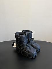 Bagsaaa Prada Re-Nylon Gabardine Après-ski Boots Black - 1