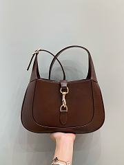 Bagsaaa Gucci Jackie Small Shoulder Bag 782849 Dark Brown - 27.5x19x4 cm - 1