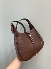 Bagsaaa Gucci Jackie Small Shoulder Bag 782849 Dark Brown - 27.5x19x4 cm - 4