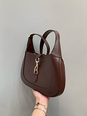 Bagsaaa Gucci Jackie Small Shoulder Bag 782849 Dark Brown - 27.5x19x4 cm - 2