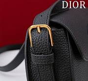 Bagsaaa Dior Bobby East-West Bag Black Grained Calfskin - 21 x 12 x 5.1 cm - 3