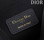 Bagsaaa Dior Bobby East-West Bag Black Grained Calfskin - 21 x 12 x 5.1 cm - 2