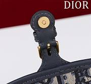 Bagsaaa Dior Bobby Mini Bag Blue Dior Oblique Jacquard - 17.5 x 11 x 3.5 cm - 4